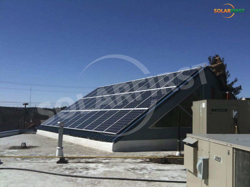 sistema de montagem solar para telhado series - braçadeiras de metal
