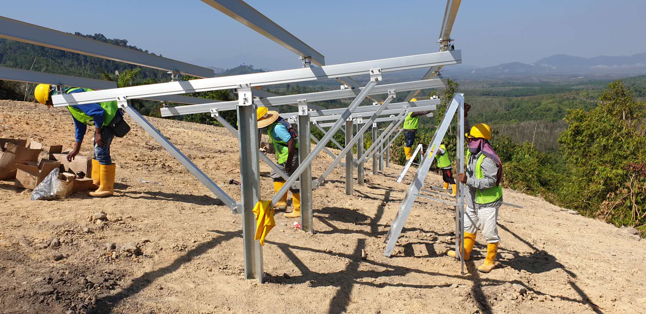 48.9MWp C-Pile Solar Ground Mounting Project