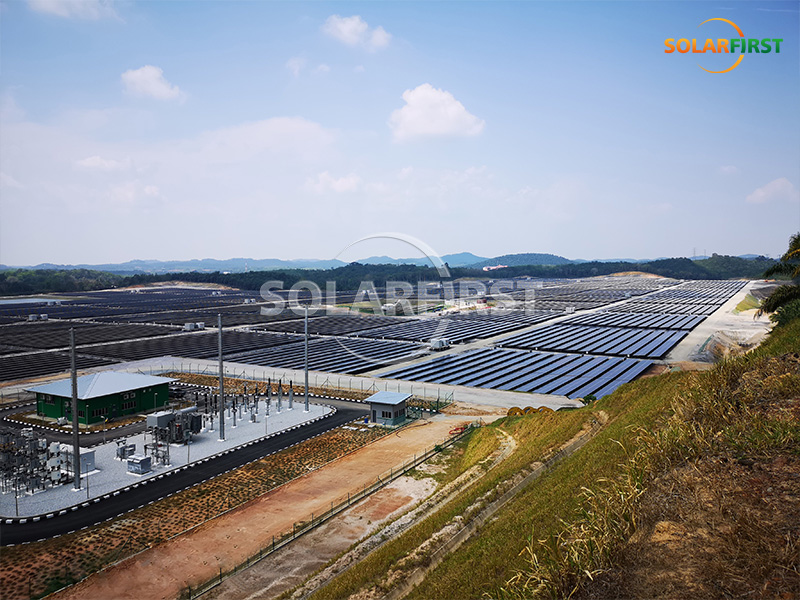 Usina de energia solar fotovoltaica terrestre de 60 MWp na Malásia