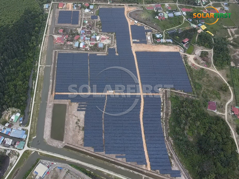 Usina de energia solar fotovoltaica terrestre de 19 MWp na Malásia