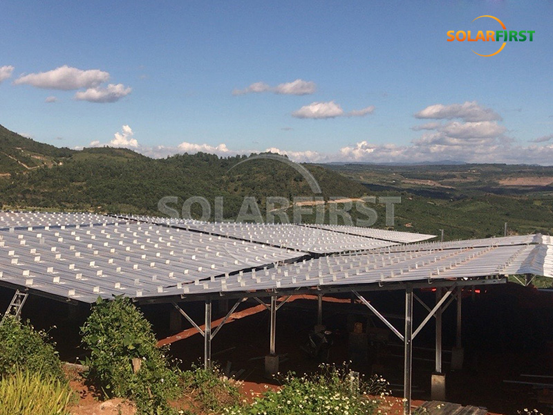 Usina de energia solar fotovoltaica terrestre de 18 MWp para agricultura no Vietnã