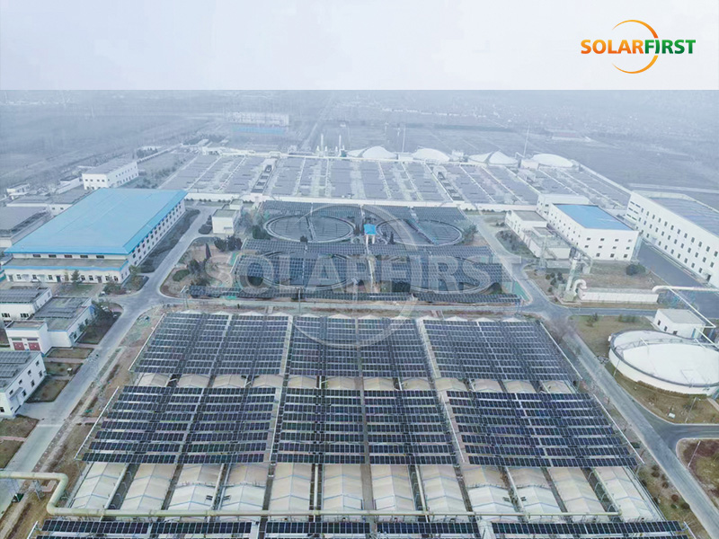Usina de energia solar com estrutura flexível de 1,9 MWp na China