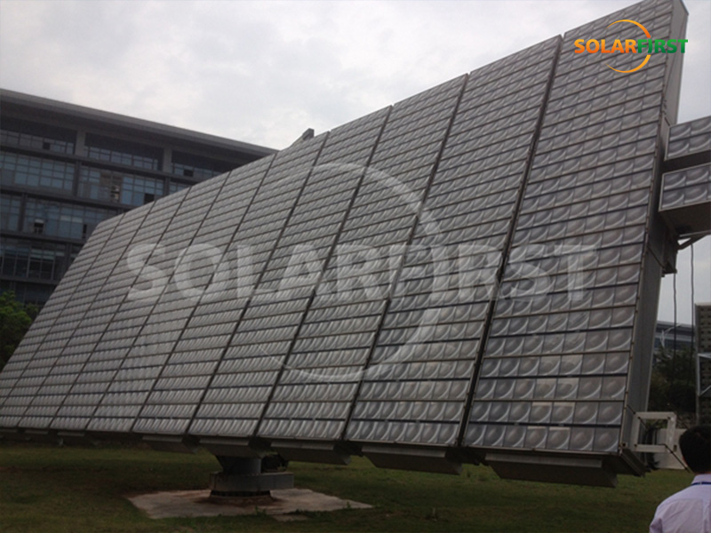 Solução de rastreamento de eixo duplo plano de 50 kWp na China