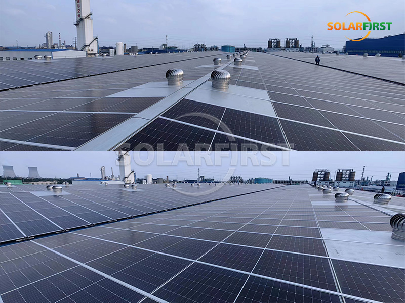 Solução de telhado BIPV de 3MWp na China