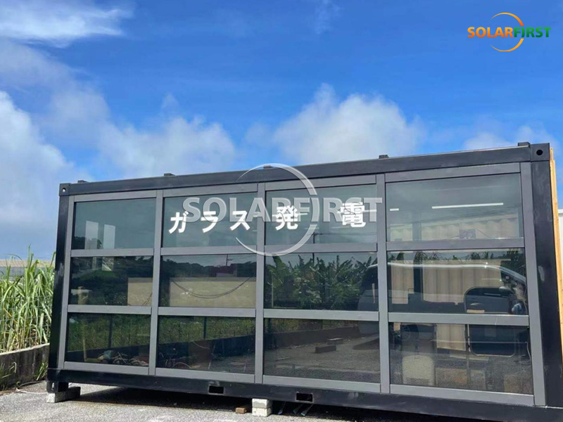 Solução de jardim de inverno com energia solar fotovoltaica integrada ao edifício (BIPV) no Japão
