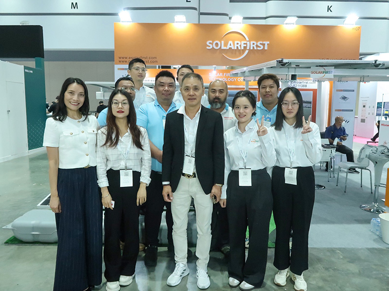 Solar First Group apresenta inovações na Exposição de Energias Renováveis ​​da Tailândia.