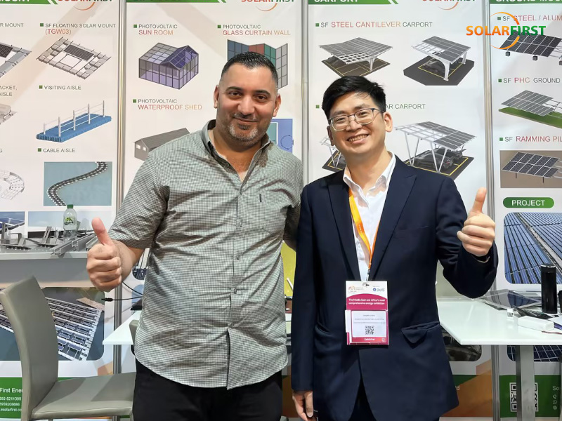 A Solar First apresenta sua expertise na Middle East Energy 2025, desvendando as oportunidades da energia fotovoltaica.