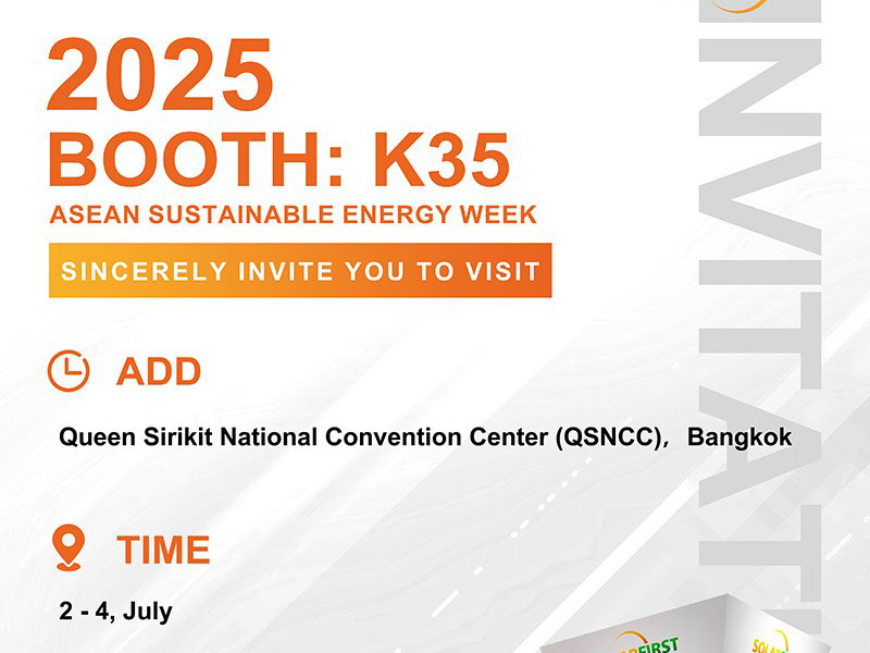 A Solar First Group estreia em Bangkok, apoiando a transição para energia limpa no Sudeste Asiático.