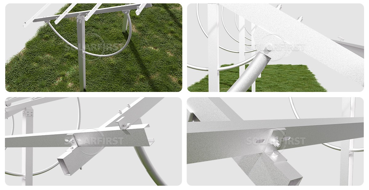 #Arc Bracing Manually Adjustable Ground Mount