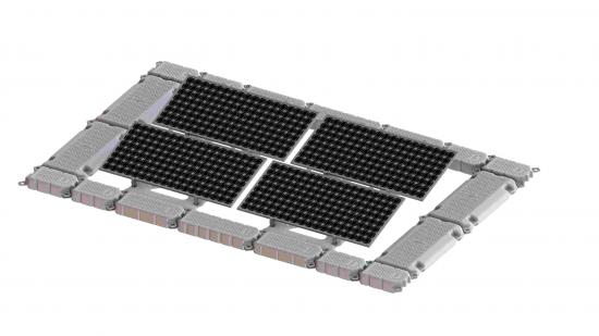 Sistema de montagem PV solar flutuante-TGW01