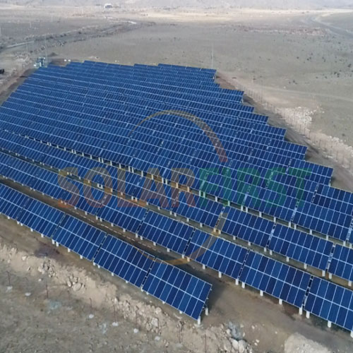 Projeto de montagem de solo solar de 1,5 mw na armênia 2019