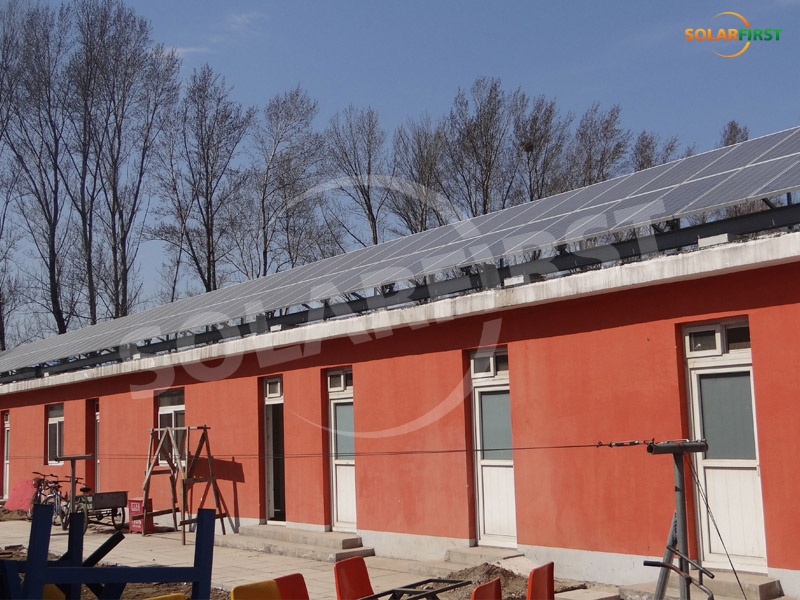 projeto de suporte de telhado de aço shandong 20kw
