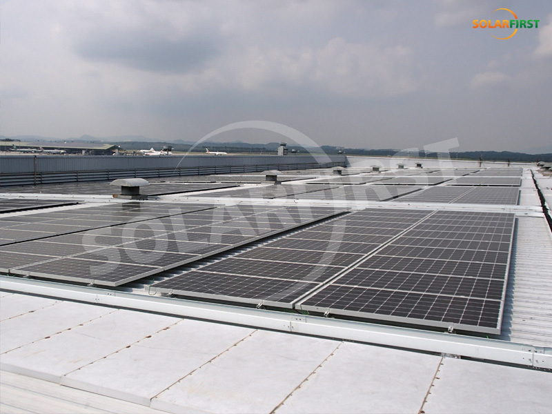 malásia 5.8MW projeto de telhado do aeroporto
