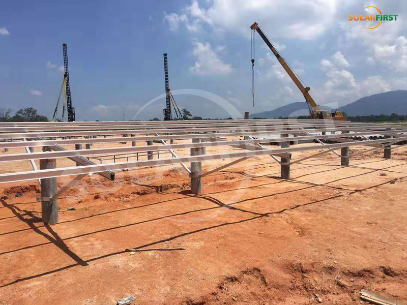 projeto de suporte de pilha giratória da malásia 13MWP
