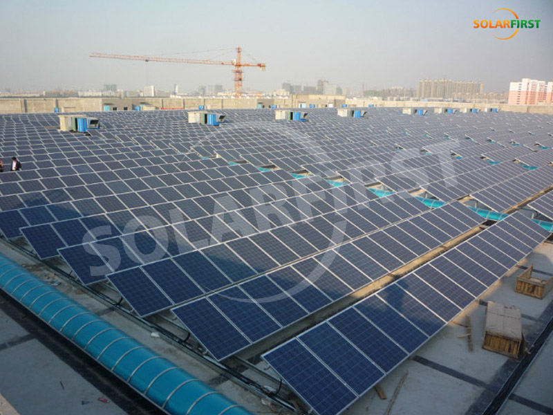 projeto de telhado de suporte fixo fujian quanzhou 2.8MW
