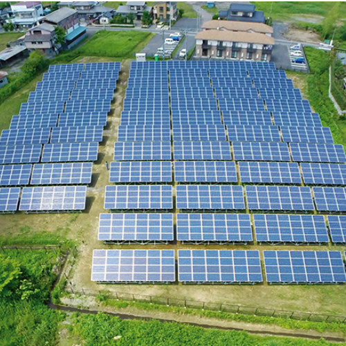 Projeto solar à terra 2.6mw situado em japão 2017