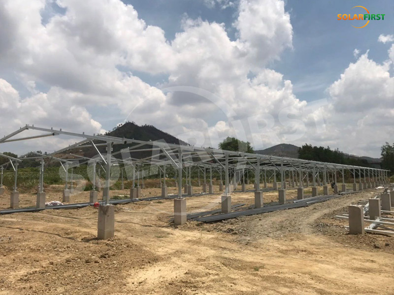 projeto de apoio a galpão de fazenda de 5 MW no vietnã
