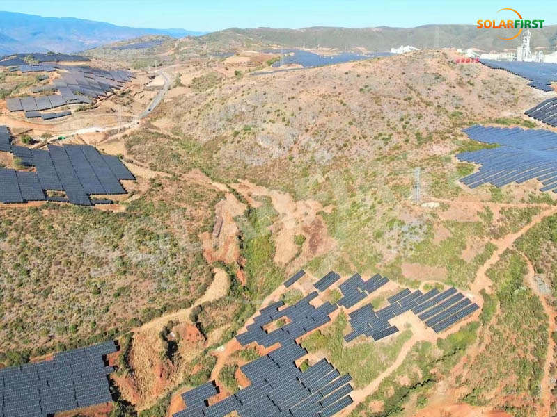 Projeto de estação fotovoltaica terrestre de 60MWp de Yunnan