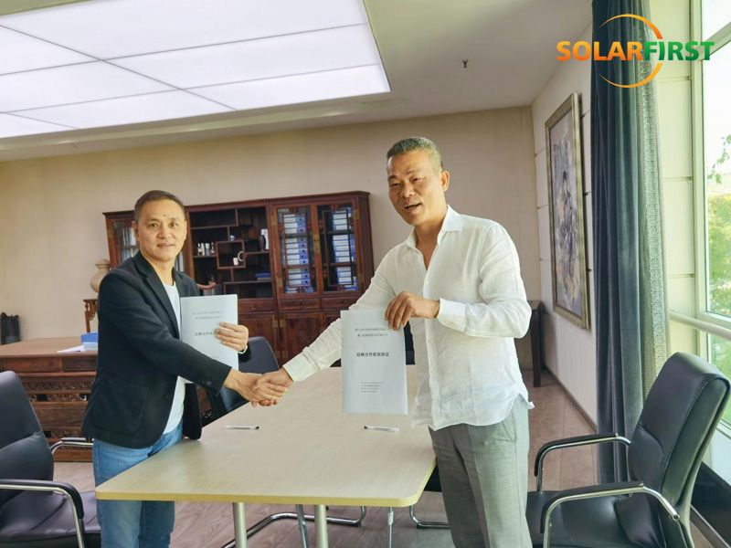 solar first e ingol assinaram um acordo de cooperação estratégica!
