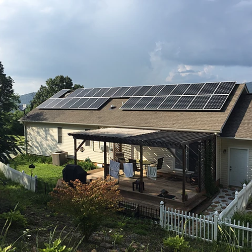 Projeto solar do telhado de telha 1.05mw situado em france em 2017